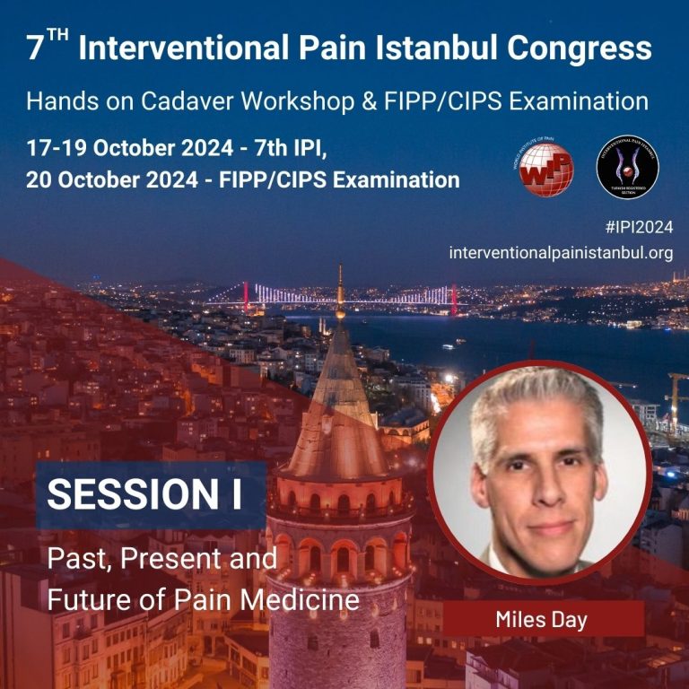 7th Interventional Pain Istanbul Congress - Miles Day